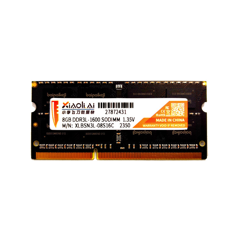 Laptop DRAM Memory Module SODIMM DDR3L 4/8GB 1600MHz 1.35V | Xiaoli.AI