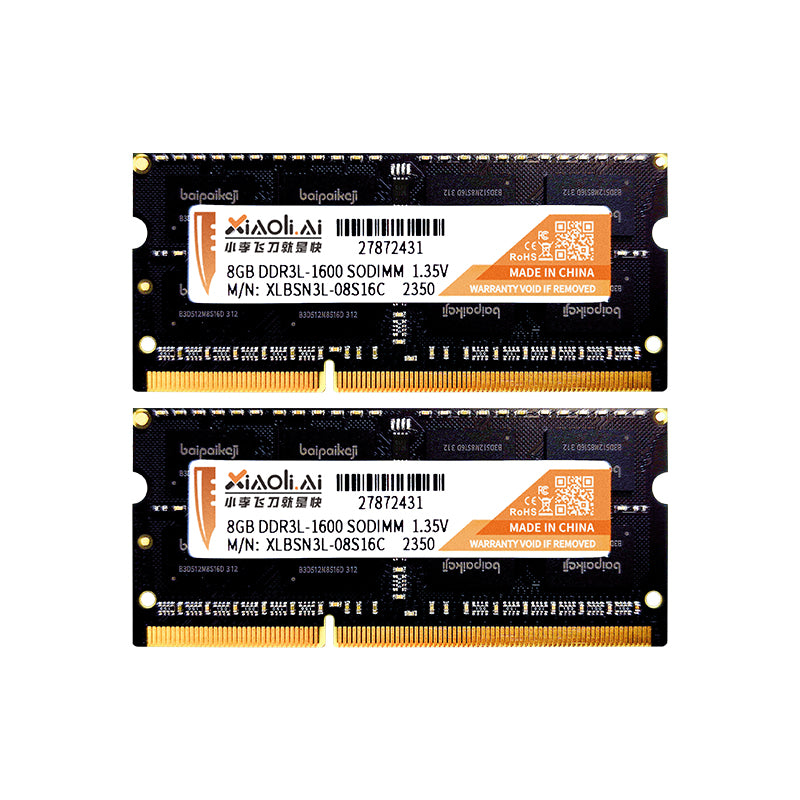 Laptop DRAM Memory Module SODIMM DDR3L 4/8GB 1600MHz 1.35V | Xiaoli.AI