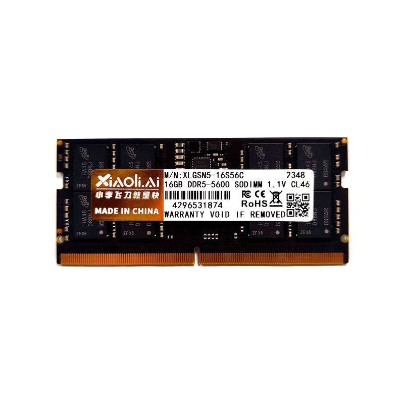 Laptop DRAM Memory Module SODIMM DDR5 16/32GB 4800/5600/6400MHz 1.1V | Xiaoli.AI