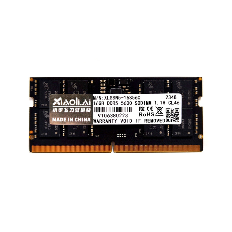 Laptop DRAM Memory Module SODIMM DDR5 16/32GB 4800/5600/6400MHz 1.1V | Xiaoli.AI