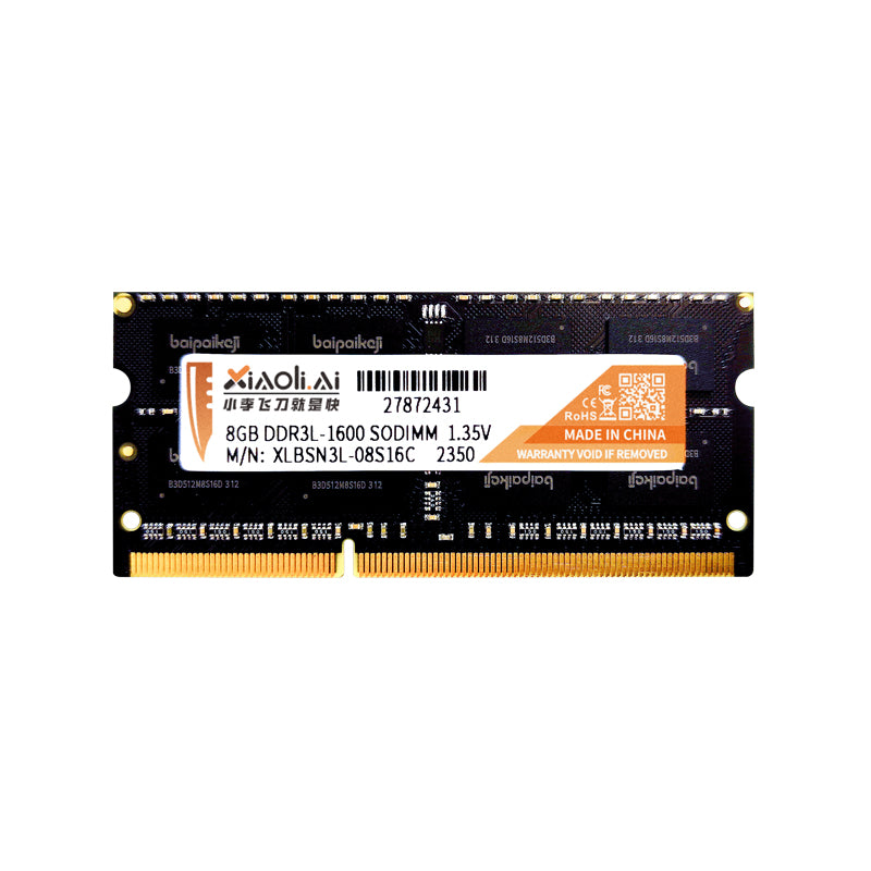 Laptop DRAM Memory Module SODIMM DDR3L 4/8GB 1600MHz 1.35V | Xiaoli.AI