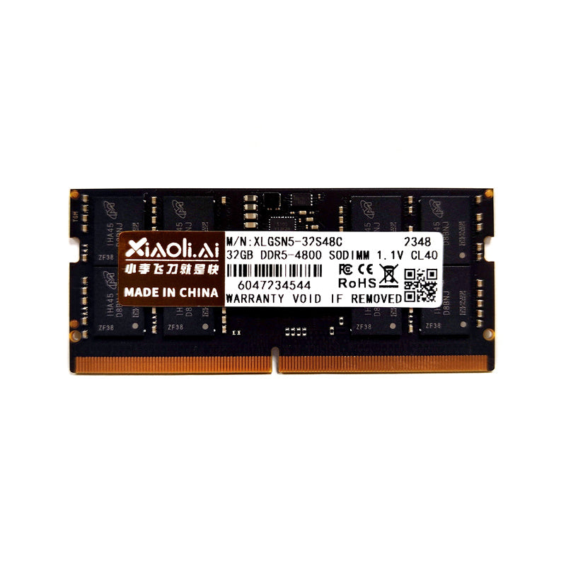 XIAOLI.AI小理存储 笔记本内存条 SODIMM DDR5 16/32GB 4800/5600/6400MHz 1.1V